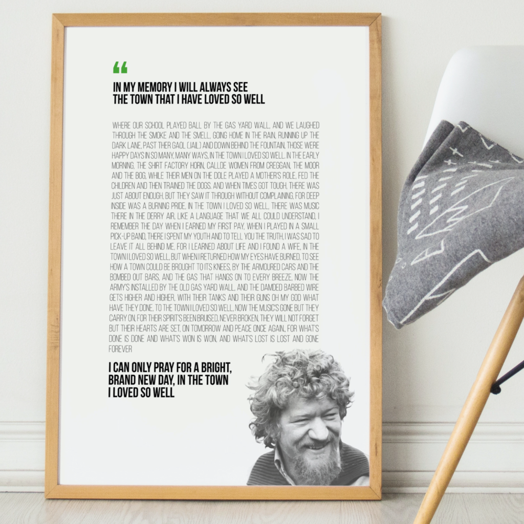 The Town I Loved So Well Art Print